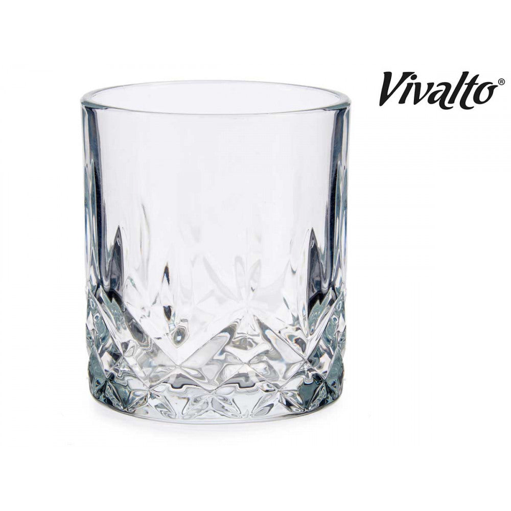 Viskija komplekts: karafe + 4 glāzes