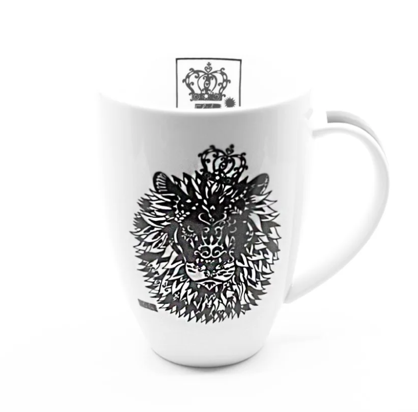 Elitas Patmalnieces porcelāna krūze - Lauva, 600ml
