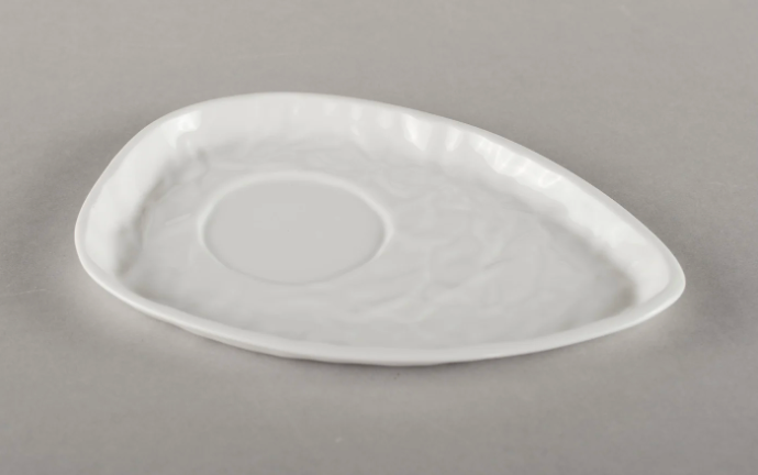 Piebalgas porcelāna kafijas tase ar apakštasi, 250ml