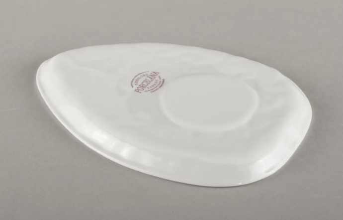Piebalgas porcelāna kafijas tase ar apakštasi, 250ml