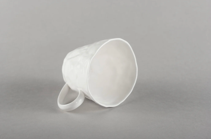 Piebalgas porcelāna kafijas tase ar apakštasi, 250ml