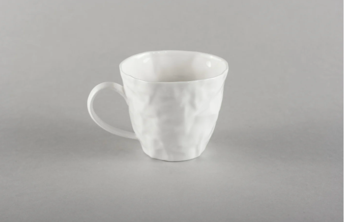 Piebalgas porcelāna kafijas tase ar apakštasi, 250ml
