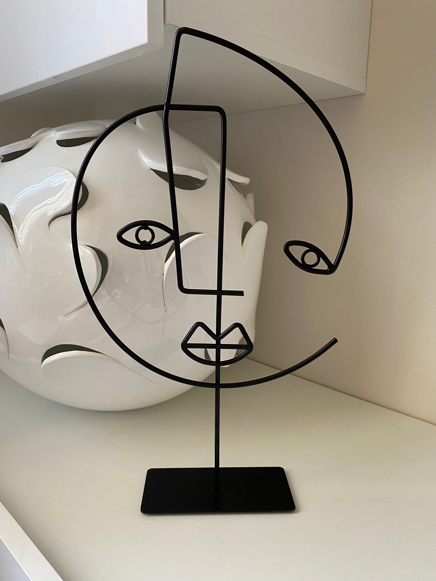 Dekors - Vīrieša seja, H37cm