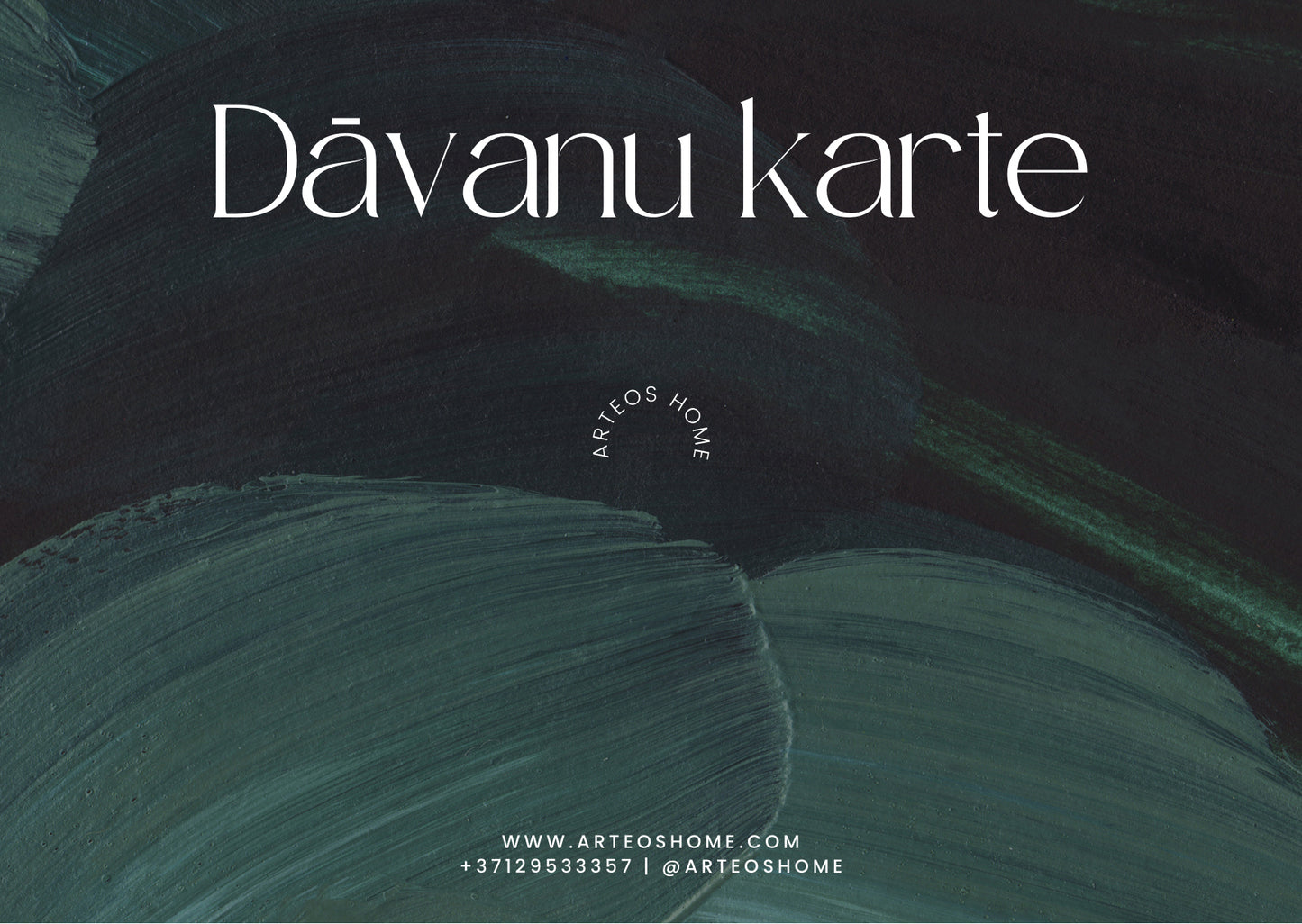 Dāvanu karte 50€ vērtībā mākslas meistarklasei
