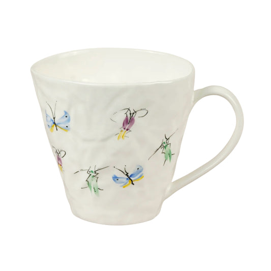 Piebalgas porcelāna burzīta tējas krūze, 500ml