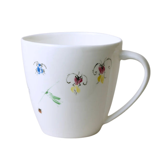 Piebalgas Porcelāna gludā krūze, 380ml