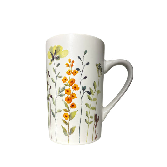 Porcelāna krūze - Pļavas ziedi, 385ml