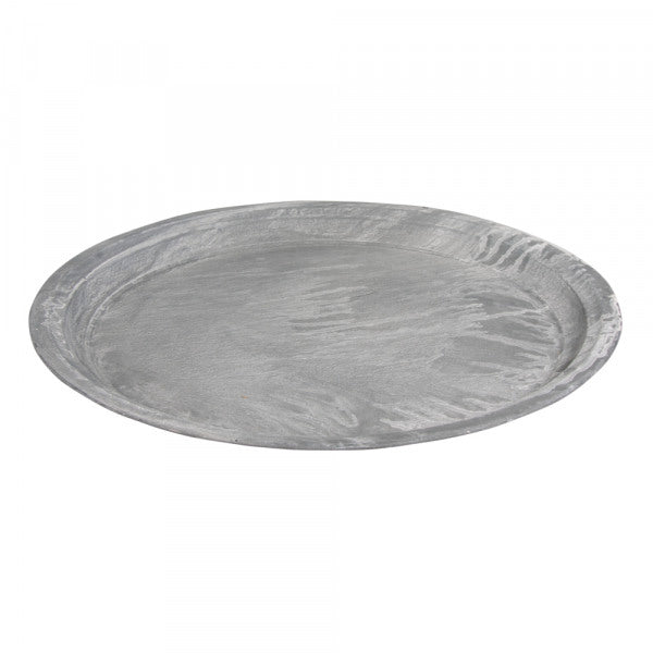 Metal decorative tray, D30cm