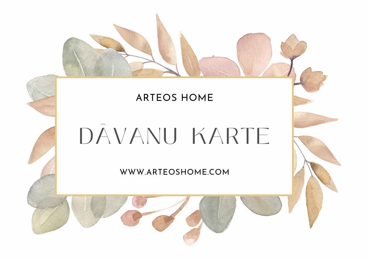 Dāvanu karte 50 eiro vērtībā
